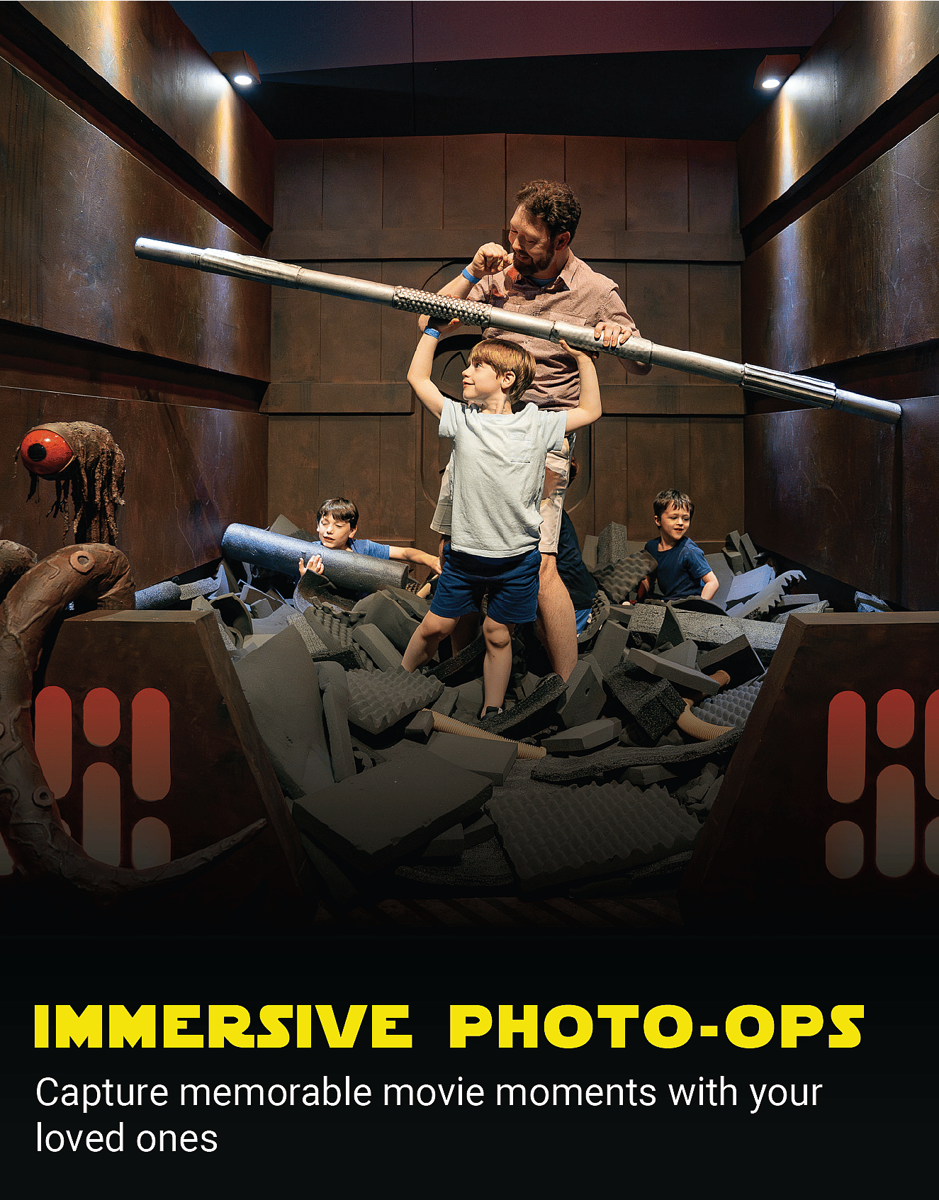 Immersive Photo-Ops - Capture memorable movie moments with your loved ones at Unofficial Galaxies