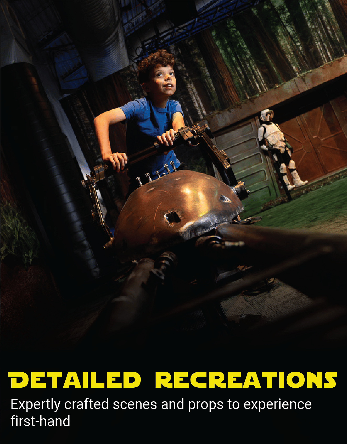 Detailed Recreations - Expertly crafted scenes and props to experience first-hand.